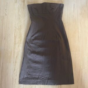 Theory cotton knee-length dress